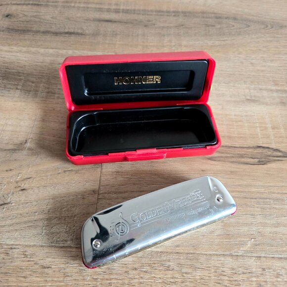 Hohner Golden Melody harmonica made in Germanyin original box. Key C - Picture 12 of 12